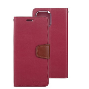 iPhone 12 Pro Max Compatible Case Cover With Premium Sonata Diary - Wine